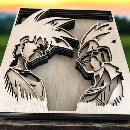 لوحات خشبية محفورة